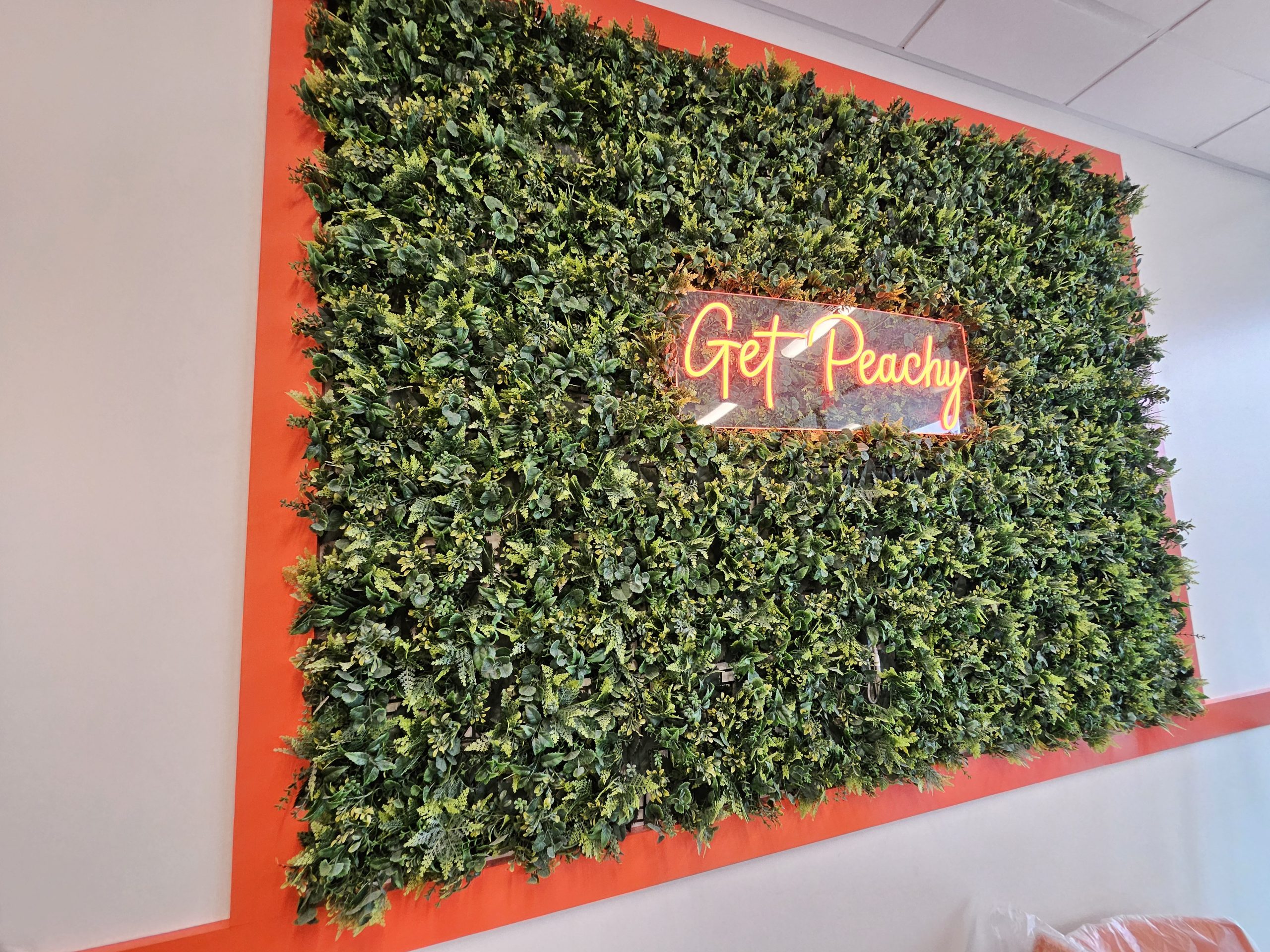 Custom Commercial Branding Wall