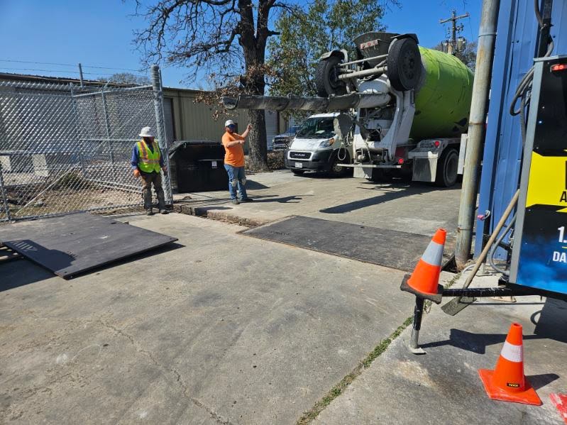 Newly installed ADA-accessible service counter at the HEART facility.