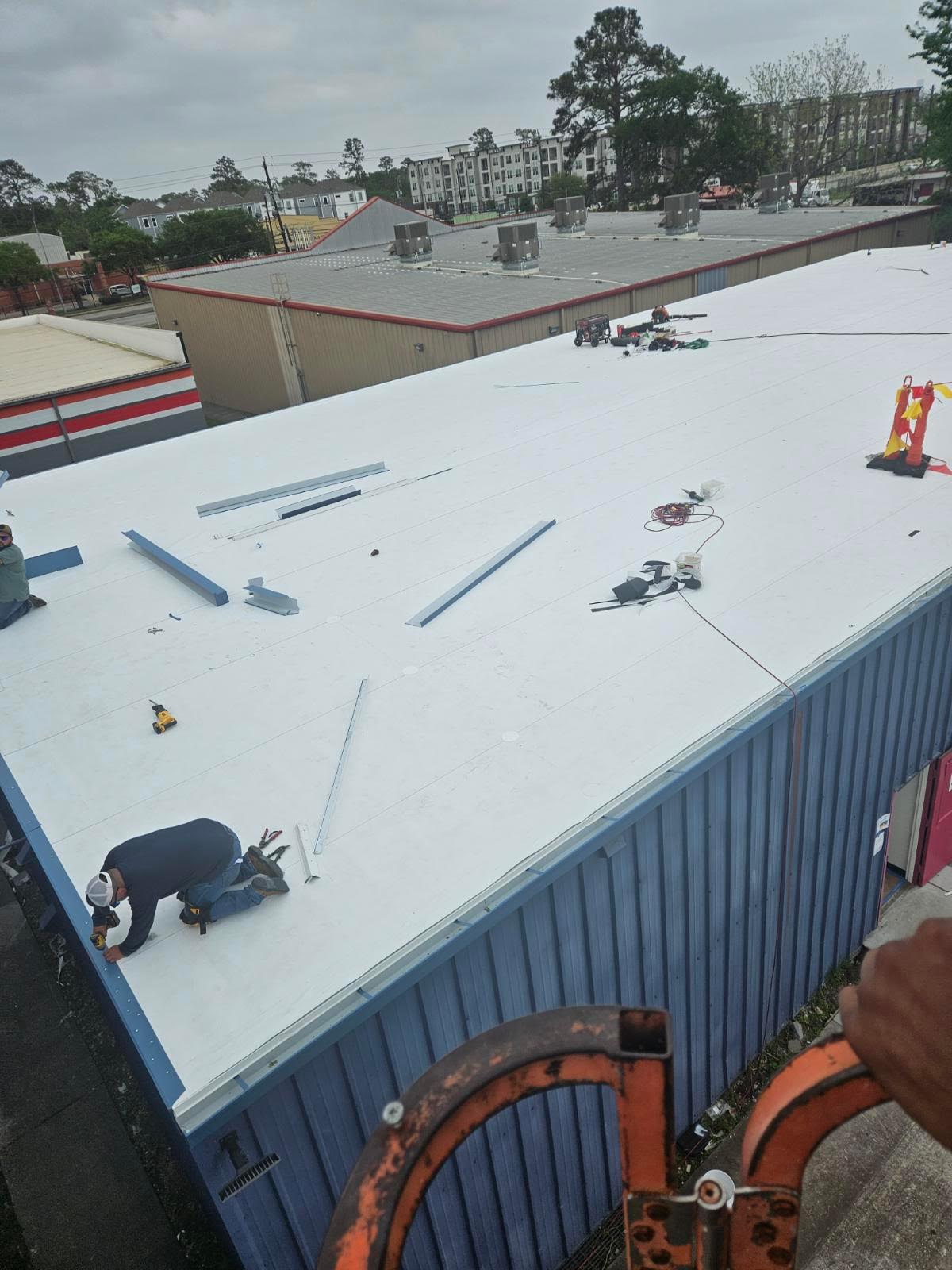 Renovated 707 Lehman Street entrance showing clean architectural lines and clear business signage.